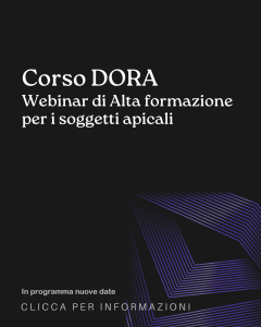 Corso DORA - Webinar di alta formazione